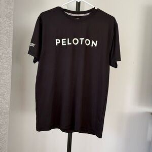 Peloton Black Short-Sleeve Logo Tee